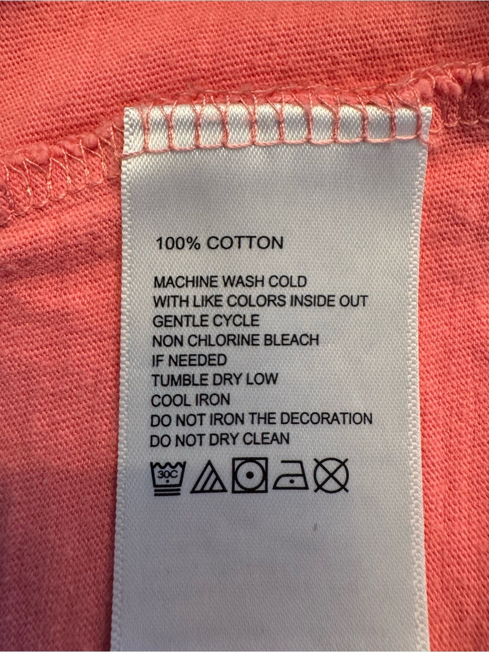Tommy Bahama Coral Pink Cotton Crewneck Short Sleeve Pocket Tee Size XXL - Picture 5 of 6